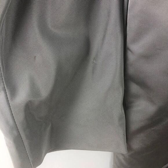 PORTS 1961 Silver Zip Front Trench Coat- Size 2 - Picture 9 of 11